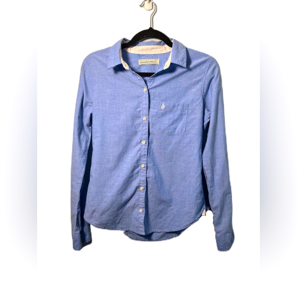 COPY - Abercrombie & Fitch Blue Button-Up Shirt New Without Tags